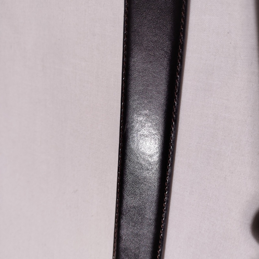 Torino Black European Tanned Cowhide Leather Belt 4531  USA Size 60 1"x66" NWT - Picture 6 of 16